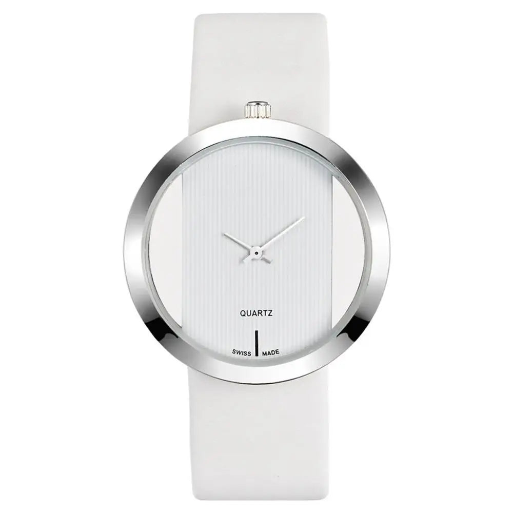 Women Watches Top Brand Luxury Hollow Ladies Wrist Watches Women Transparent Leather Strap Watch For Female Relogio Feminino Hot