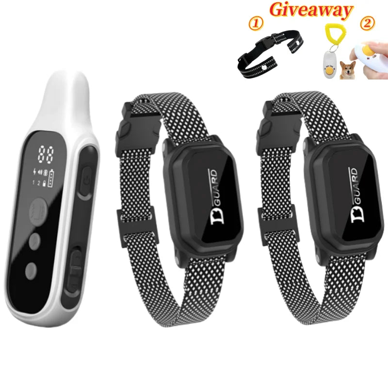 800m Digital Dog Training Collar Waterproof Rechargeable Remote Control Pet with LCD Display for All Size Shock Vibration Sound