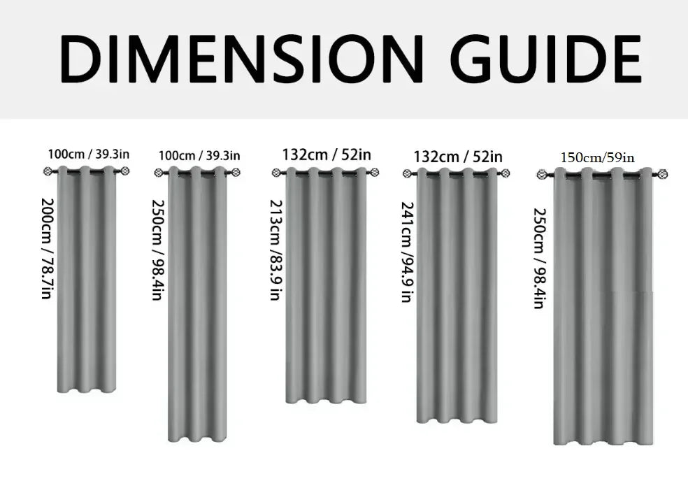 1pc Solid Blackout Curtains with Grommets, Total Privacy Safe and Odorless Curtains for Living Room and Bedroom