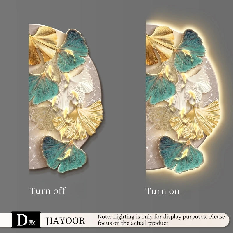 Entrance Creative Mural Lamps Modern For Living Room Background Corridor Study Lustre Home Decorations LED Wall Lights Lighting