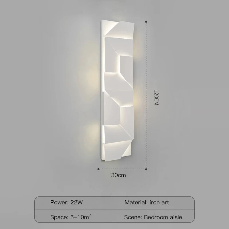 2024 Wall Lamp Living Bedroom Creative Art Design Led Light Dining Room Resturant Hall Wall Sconce Lighting Fixture Indoor Decor