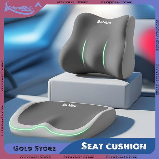 Cushions Universal Memory Foam Car Seat Pillow Comfortable Lightweight Breathable Driver Waist Support Lumbar Seat Cushions