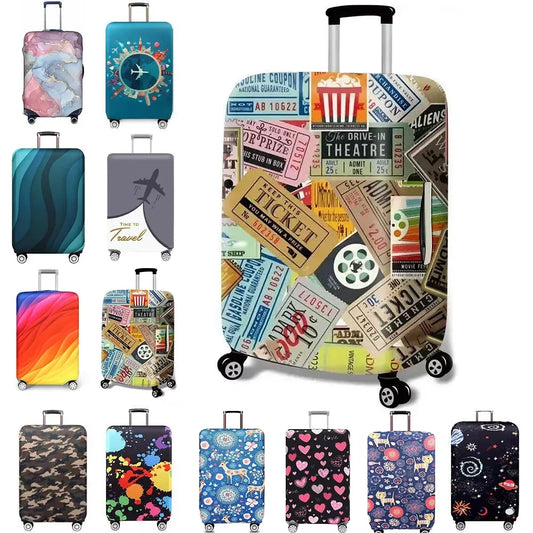 Luggage Cover Suitcase cover Stretch Luggage Protector Baggage Dust Case Covers Suitable18-32Inch Suitcase Case Travel Organizer