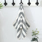 1Pc 34x75cm Colorful Striped Hand Towel Coral Fleece Home Soft Velvet Hair Cloth Bathroom Shower Clean Washcloth