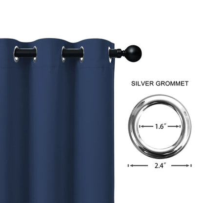 Blackout Door Curtain Thermal Insulated Room Darkening Privacy Doorway Curtain Window Treatment Room Divider Curtains for Closet