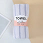1Pc 34x75cm Colorful Striped Hand Towel Coral Fleece Home Soft Velvet Hair Cloth Bathroom Shower Clean Washcloth
