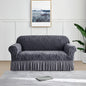 1 Piece Sea Wave Skirt Stretch Sofa Cover, Non-Slip All-Inclusive Dust Cover, Bedroom Living Room Home Decoration